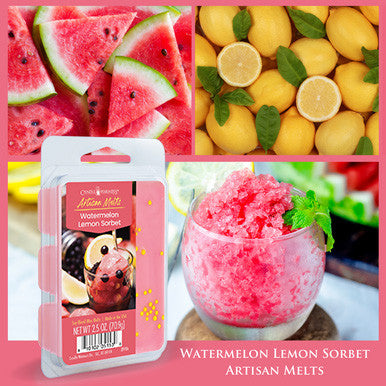 Watermelon Lemon Sorbet 2.5 Oz Artisan Melts  - COMING SOON