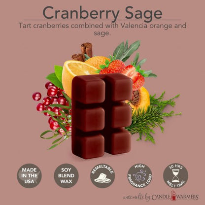 Cranberry Sage Classic Wax Melts 2.5oz - COMING SOON