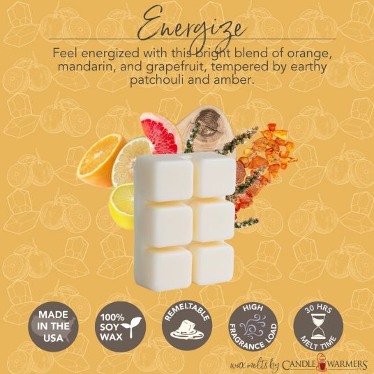 Energize Aromatherapy Melt 2.5oz - COMING SOON