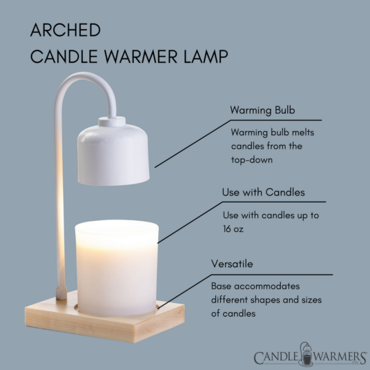 White Nickel Aurora Lamp – Candle Warmers Australia