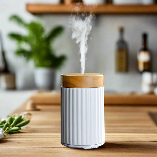 Wood & Ceramic Ultrasonic Aroma Diffuser - COMING SOON