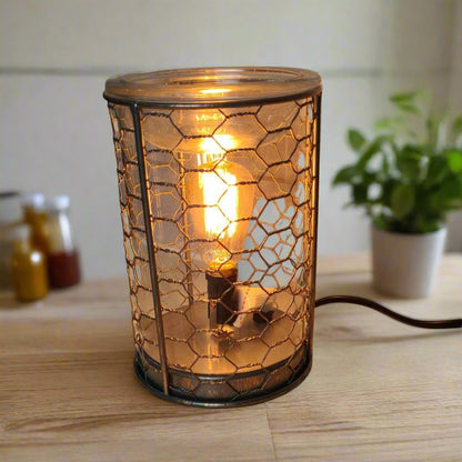 Chicken Wire Edison Bulb Illumination Warmer