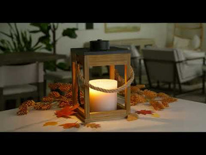 Wood and Rope Candle Warmer Lantern - COMING SOON